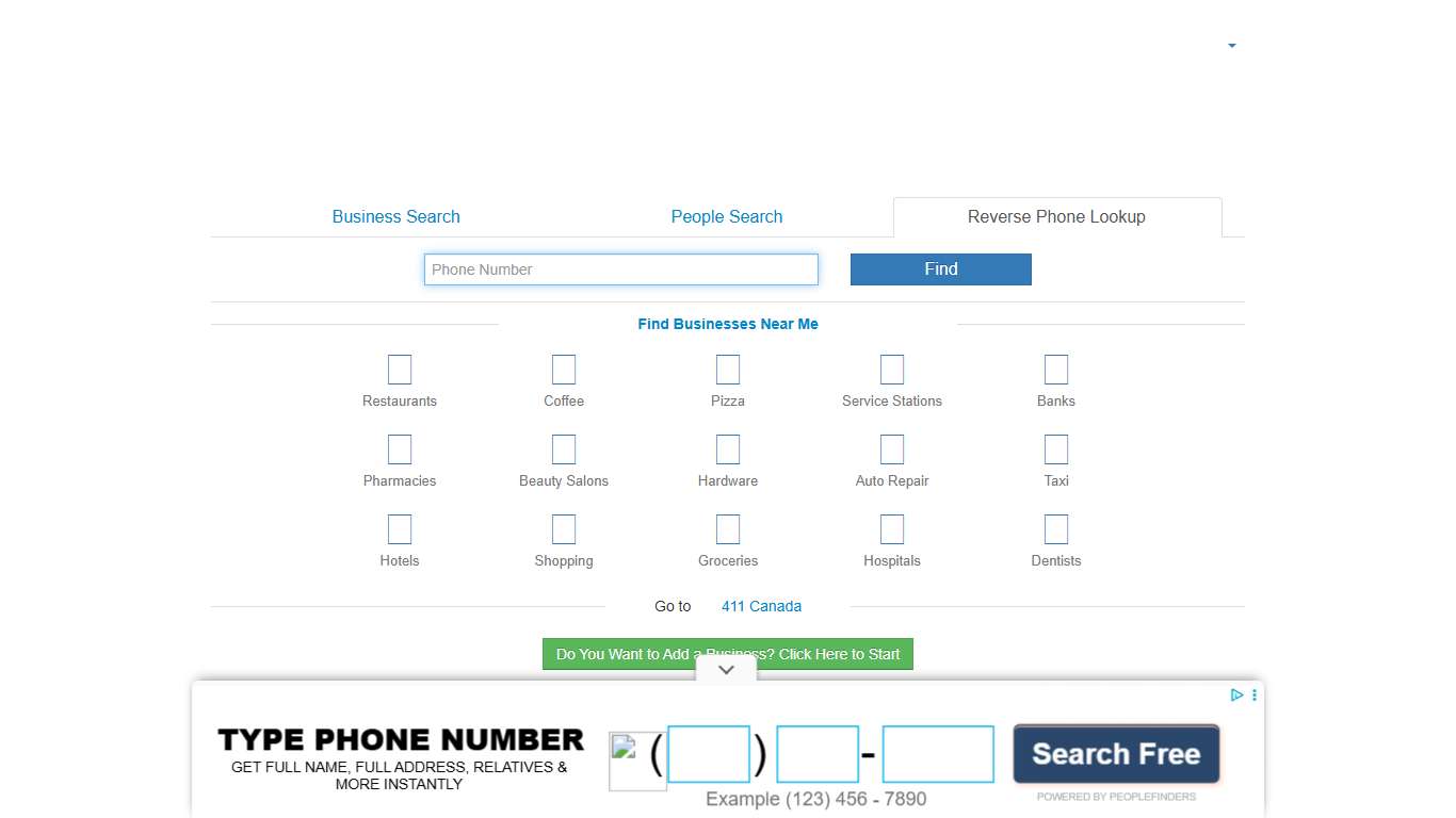 U.S. Reverse Phone Lookup - 411.info™